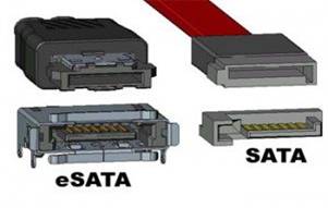 eSATA and SATA Cables connector